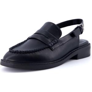 imageCUSHIONAIRE Womens Romance Sling Back Loafer Memory Foam Wide Widths AvailableBlack