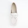 imageCUSHIONAIRE Anchor Lightweight Boat Shoes for Women  SlipOn Moccasin Loafers with Nautical Design  Wide Widths AvailableWhite Smooth