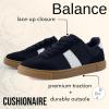 imageCUSHIONAIRE Balance Womens Sneakers Casual Tennis Shoes for Women with Memory Foam and Slip Resistant OutsoleBlack