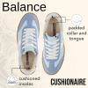 imageCUSHIONAIRE Balance Womens Sneakers Casual Tennis Shoes for Women with Memory Foam and Slip Resistant OutsoleBlue