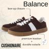 imageCUSHIONAIRE Balance Womens Sneakers Casual Tennis Shoes for Women with Memory Foam and Slip Resistant OutsoleBrown