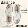 imageCUSHIONAIRE Balance Womens Sneakers Casual Tennis Shoes for Women with Memory Foam and Slip Resistant OutsoleSilver