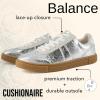 imageCUSHIONAIRE Balance Womens Sneakers Casual Tennis Shoes for Women with Memory Foam and Slip Resistant OutsoleSilver