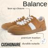 imageCUSHIONAIRE Balance Womens Sneakers Casual Tennis Shoes for Women with Memory Foam and Slip Resistant OutsoleTan