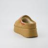 imageCUSHIONAIRE Kabuki Platform Boots Genuine Suede Fuzzy Mule Slippers for Women with Memory Foam  IndoorOutdoor Womens Slippers  Wide Widths AvailableChestnut Suede