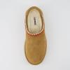 imageCUSHIONAIRE Kabuki Platform Boots Genuine Suede Fuzzy Mule Slippers for Women with Memory Foam  IndoorOutdoor Womens Slippers  Wide Widths AvailableChestnut Suede