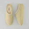 imageCUSHIONAIRE Keto Womens Slippers SlipOn Suede Mule Slipper  Cozy ampamp Stylish Memory Foam ampamp Faux Fur Lining Wide Widths AvailableBeige