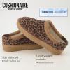 imageCUSHIONAIRE Keto Womens Slippers SlipOn Suede Mule Slipper  Cozy ampamp Stylish Memory Foam ampamp Faux Fur Lining Wide Widths AvailableLeopard