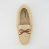 imageCUSHIONAIRE Star Womens Faux Sherpa Moccasin Slippers  Cozy IndoorOutdoor SlipOn with Memory Foam ampamp Durable Rubber Sole Wide Widths AvailableBeige