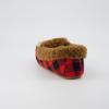 imageCUSHIONAIRE Stella Womens Moccasin Slippers  Faux Fur Lining Memory Foam ampamp Wide Widths AvailableBrown Combo