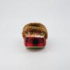 imageCUSHIONAIRE Stella Womens Moccasin Slippers  Faux Fur Lining Memory Foam ampamp Wide Widths AvailableBrown Combo