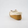 imageCUSHIONAIRE Stella Womens Moccasin Slippers  Faux Fur Lining Memory Foam ampamp Wide Widths AvailableChestnut