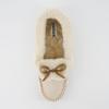 imageCUSHIONAIRE Stella Womens Moccasin Slippers  Faux Fur Lining Memory Foam ampamp Wide Widths AvailableKhaki