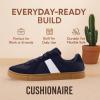 imageCUSHIONAIRE Womens Bailey lace up Sneaker Comfort Foam Wide Widths AvailableBlackWhite
