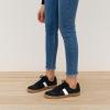 imageCUSHIONAIRE Womens Bailey lace up Sneaker Comfort Foam Wide Widths AvailableBlackWhite