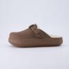 imageCUSHIONAIRE Womens Fable Recovery Clog with Faux Fur Lining and ComfortBrown