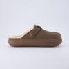 imageCUSHIONAIRE Womens Fable Recovery Clog with Faux Fur Lining and ComfortBrown
