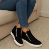 imageCUSHIONAIRE Womens Hart Hidden Wedge Sneaker Wide Width AvailableBlack