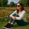 imageCUSHIONAIRE Womens Hart Hidden Wedge Sneaker Wide Width AvailableBlack