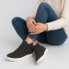 imageCUSHIONAIRE Womens Hart Hidden Wedge Sneaker Wide Width AvailableBlack Canvas