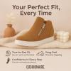 imageCUSHIONAIRE Womens Hart Hidden Wedge Sneaker Wide Width AvailableCognac