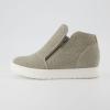 imageCUSHIONAIRE Womens Hart Hidden Wedge Sneaker Wide Width AvailableGrey Canvas