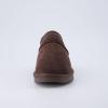 imageCUSHIONAIRE Womens Hilo 2 Premium Suede SlipOn House Slippers  Clog Slippers for Women Memory Foam Faux Shearling Wide Widths AvailableChocolate