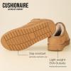 imageCUSHIONAIRE Womens Hilo 2 Premium Suede SlipOn House Slippers  Clog Slippers for Women Memory Foam Faux Shearling Wide Widths AvailableForest Green 2