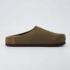 imageCUSHIONAIRE Womens Sils Knit Cork Footbed Clog with ComfortBrown
