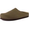 imageCUSHIONAIRE Womens Sils Knit Cork Footbed Clog with ComfortBrown