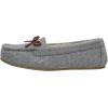 imageCushionaire Womens Sabina Moccasin Slipper Memory FoamGrey Wool