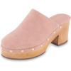 imageCUSHIONAIRE Womens Gibbons Faux Wood Clog with Memory Foam Padding Wide Widths AvailableBlush