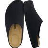 imageCUSHIONAIRE Womens Sils Knit Cork Footbed Clog with ComfortBlack