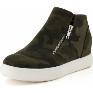imageCUSHIONAIRE Womens Hart Hidden Wedge Sneaker Wide Width AvailableCamo Canvas