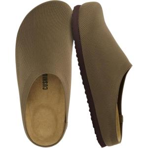imageCUSHIONAIRE Womens Sils Knit Cork Footbed Clog with ComfortBrown