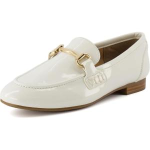 imageCUSHIONAIRE Womens York Slip on Loafer Memory Foam Wide Widths AvailableBone Patent