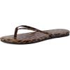 imageCUSHIONAIRE Cruise Flip Flops for Women Footwear  Vacation Beach Essentials  Casual Summer Sandals for Women with Wide WidthLeopard Smooth