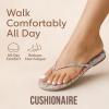 imageCUSHIONAIRE Cruise Flip Flops for Women Footwear  Vacation Beach Essentials  Casual Summer Sandals for Women with Wide WidthPink