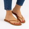 imageCUSHIONAIRE Cruise Flip Flops for Women Footwear  Vacation Beach Essentials  Casual Summer Sandals for Women with Wide WidthRed