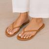 imageCUSHIONAIRE Cruise Flip Flops for Women Footwear  Vacation Beach Essentials  Casual Summer Sandals for Women with Wide WidthWhiskey Smooth