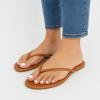 imageCUSHIONAIRE Cruise Flip Flops for Women Footwear  Vacation Beach Essentials  Casual Summer Sandals for Women with Wide WidthWhiskey Smooth