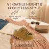imageCUSHIONAIRE Guru Platform Sandals Women Footwear  Comfortable Genuine Leather Footbed Studded Chunky Slide Summer Sandals for Women 2025Suede Chestnut