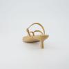 imageCUSHIONAIRE Madrid Kitten Heel Square Toe Womens Sandals  Comfortable Dressy Strappy Heels Sandals for Women Wide Widths AvailableLt Tan