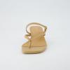 imageCUSHIONAIRE Madrid Kitten Heel Square Toe Womens Sandals  Comfortable Dressy Strappy Heels Sandals for Women Wide Widths AvailableLt Tan