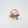 imageCUSHIONAIRE Madrid Kitten Heel Square Toe Womens Sandals  Comfortable Dressy Strappy Heels Sandals for Women Wide Widths AvailableWhiskey