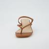imageCUSHIONAIRE Madrid Kitten Heel Square Toe Womens Sandals  Comfortable Dressy Strappy Heels Sandals for Women Wide Widths AvailableWhiskey