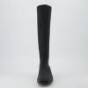 imageCUSHIONAIRE Rialto Womens KneeHigh Stretch Boot  SlipOn Tall Shaft Boot with Memory Foam ampamp Low Block HeelKnit Gray