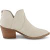 imageCUSHIONAIRE Rodeo Pointed Toe Cowgirl Boots  Sleek Profile Western Cowboy Boots for Women with Secure Back ZipperIvory