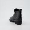 imageCUSHIONAIRE Taco Womens Ankle Bootie  Low Heel Ankle Boots for Women with Memory Foam Comfort Side Zipper and Wide Widths AvailableBlack Smooth