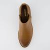 imageCUSHIONAIRE Taco Womens Ankle Bootie  Low Heel Ankle Boots for Women with Memory Foam Comfort Side Zipper and Wide Widths AvailableChestnut Smooth